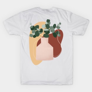 Mid century modern vases illustration 2 T-Shirt